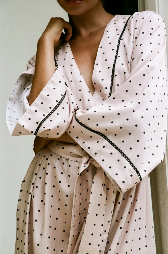 Alice Kimono Robe - TENCEL Lyocell - Dot OMFORT