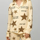 Leopard Star Print Pajama Set OMFORT