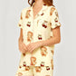 Betty Boop Cherry Print Pajama Set OMFORT