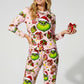Christmas Grinch Print Pajama Set OMFORT