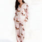 Groovy Valentine Dachshund Print Pajama Set OMFORT