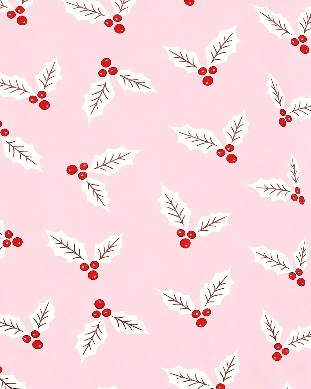 Holly Leaves Print Pajama Set OMFORT