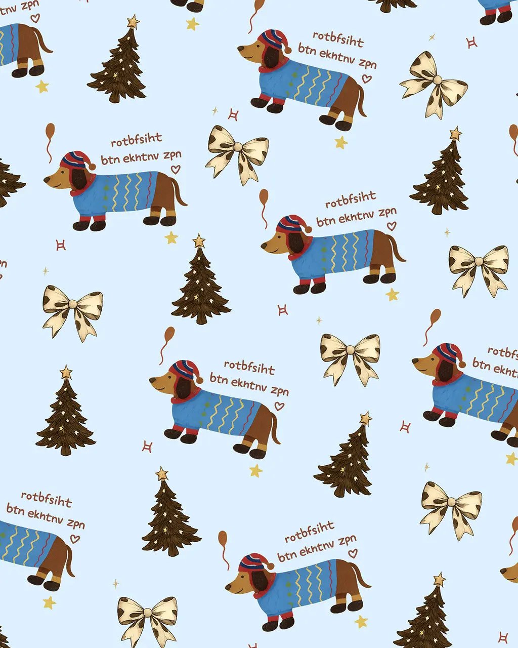 Adorable Christmas Dachshund Short Pajama Set OMFORT