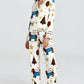 Christmas Dachshund Print Pajama Set OMFORT