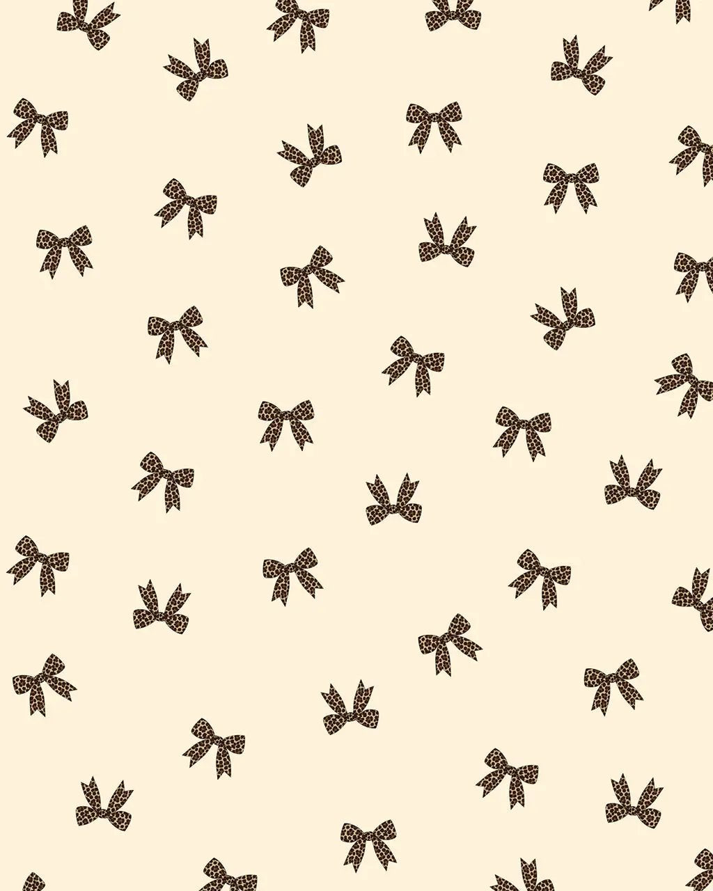 Bow Leopard Print Pajama Set OMFORT