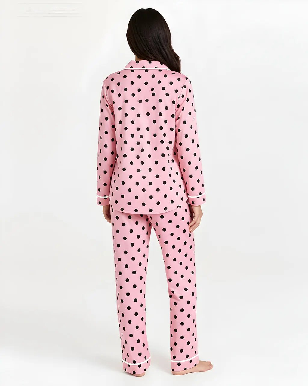Polka Dot Print Pajama Set OMFORT