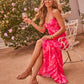 Soraya Floral Printed And Pleated Maxi Dress mysite