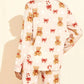 Christmas Teddy Print Pajama Set OMFORT