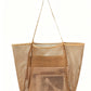 Boho Large Capacity Mesh Beach Tote Bag OMFORT