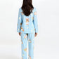 Bear Stripe Print Pajama Set OMFORT