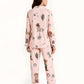 Cowboy Dogs Print Pajama Set OMFORT