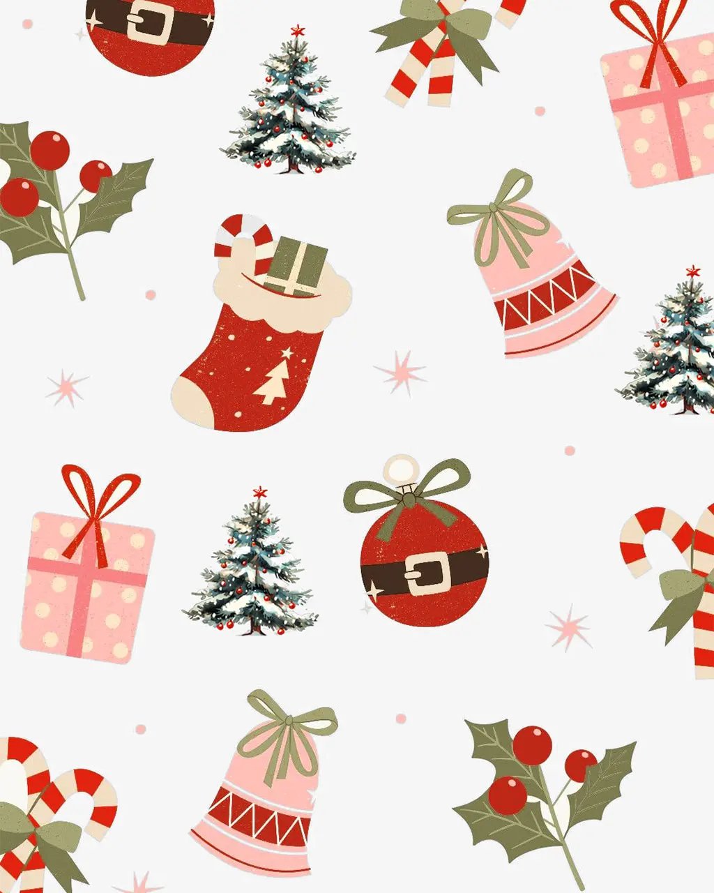 Christmas Snowflake Print Pajama Set OMFORT