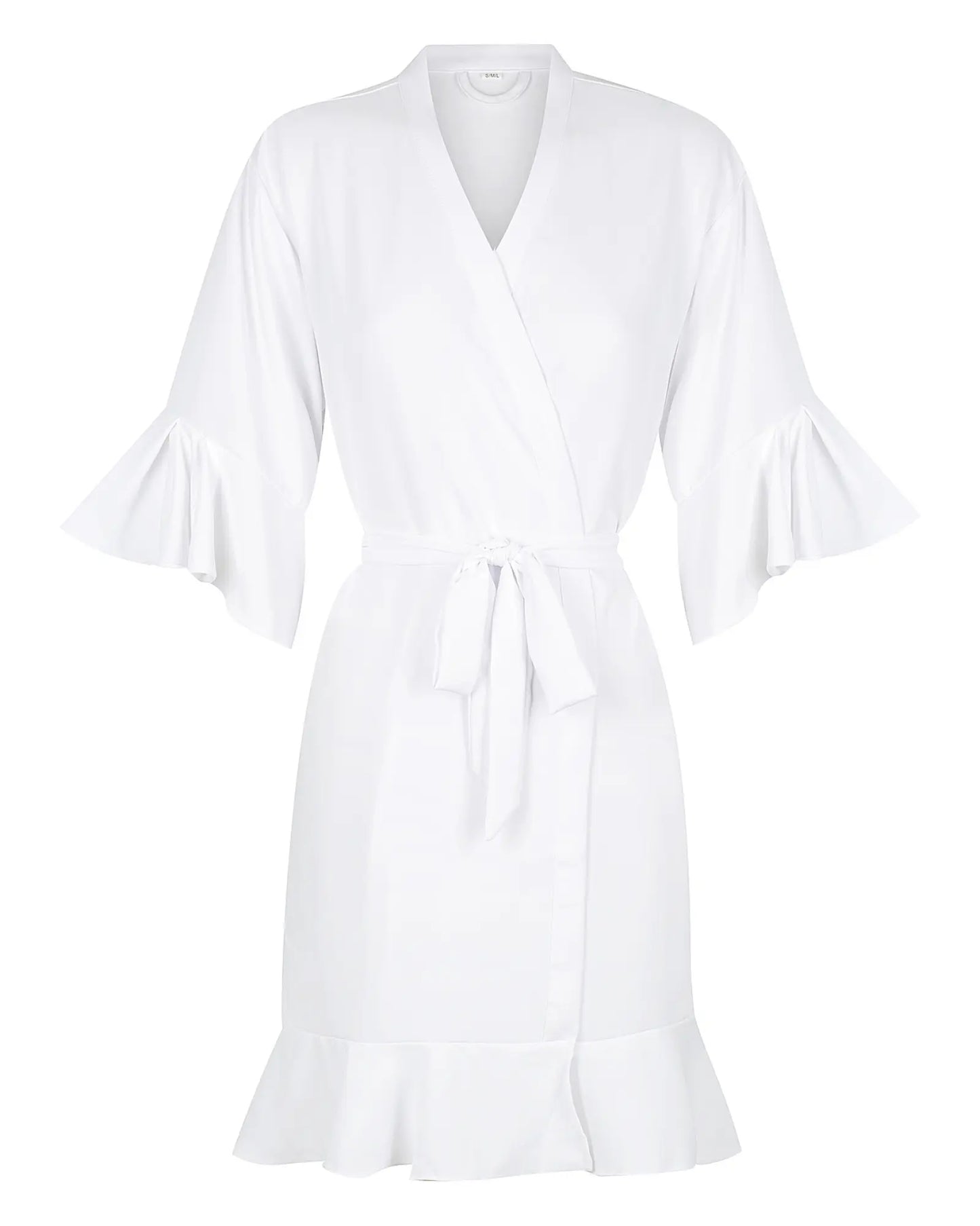Ruffle Hemmed Bridesmaid Robe mysite