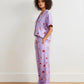 Strawberry Print Satin Pajama Set OMFORT