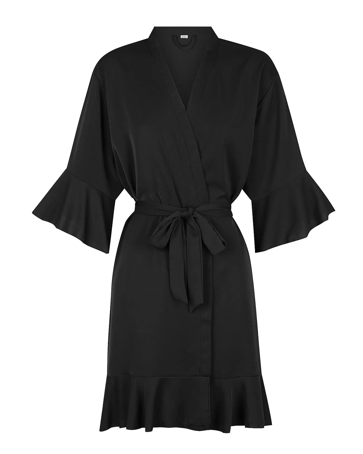 Ruffle Hemmed Bridesmaid Robe mysite