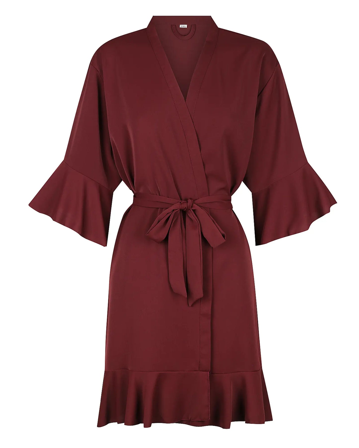 Ruffle Hemmed Bridesmaid Robe mysite