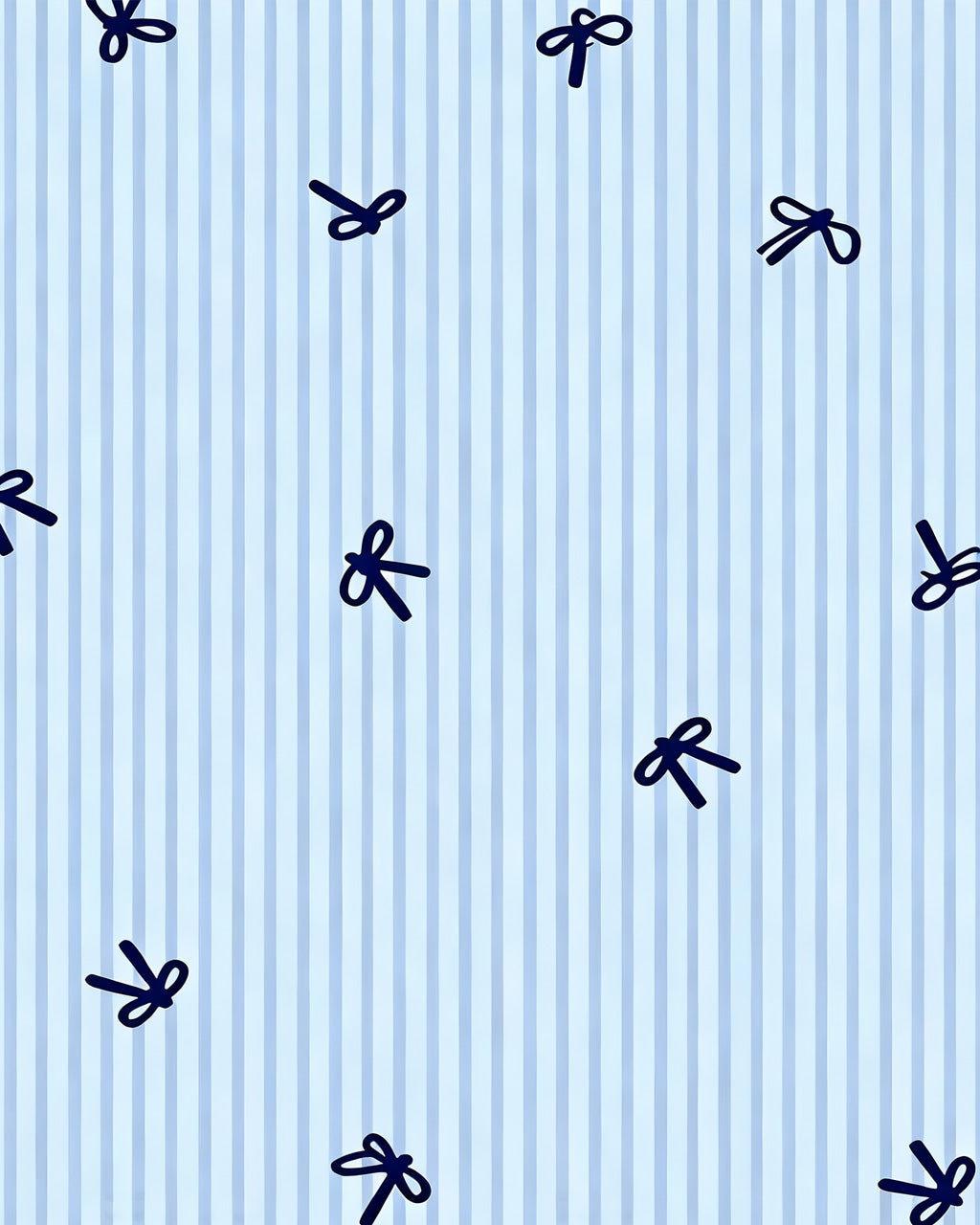 Stripe Bow Print Pajama Set OMFORT