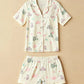 Colorful Printed Two-Piece Pajama Set OMFORT