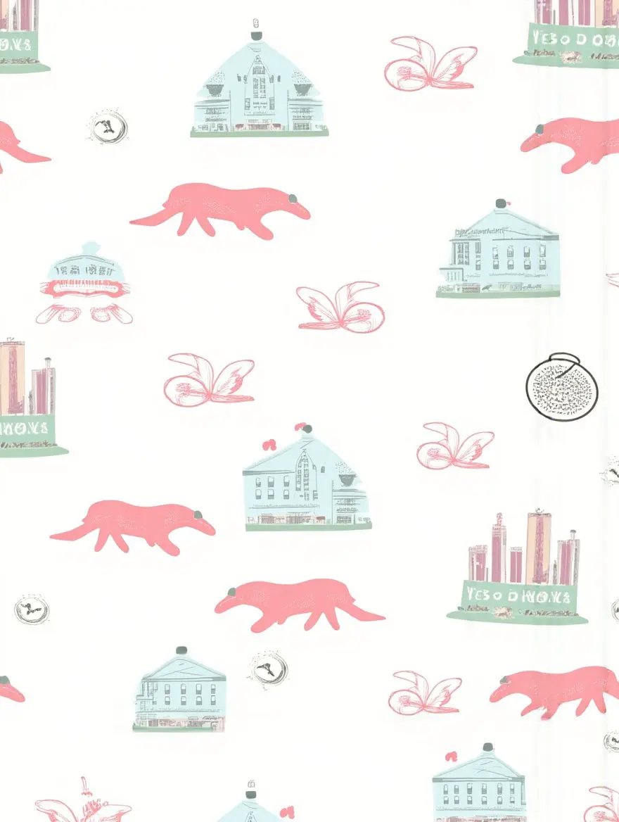 Irregular Print Short-Sleeve Pajama Set OMFORT