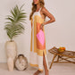 Fresh Glow Abstract Shift Maxi Dress OMFORT