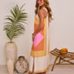 Fresh Glow Abstract Shift Maxi Dress OMFORT