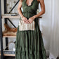Michelle Ruffle Maxi Dress - 2 Colors OMFORT