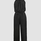 Spaghetti Strap Drawstring Tied Waist Jumpsuit Casual Overalls OMFORT