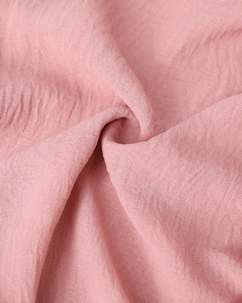 Frill Trim Off Shoulder Short Sleeve Tie Waist Overalls Casual Textured Jumpsuit Omfort