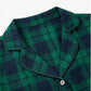 Classic Green Scotch Plaid Pajama Set OMFORT