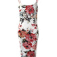 Floral Print Adjustable Straps Bodycon Cami Dress Omfort