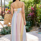 Lovingly Yours Multi Patchwork Print Midi Dress OMFORT