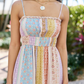 Lovingly Yours Multi Patchwork Print Midi Dress OMFORT