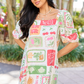 Cherryfic Day Flower Print Mini Dress OMFORT