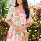 Cherryfic Day Flower Print Mini Dress OMFORT