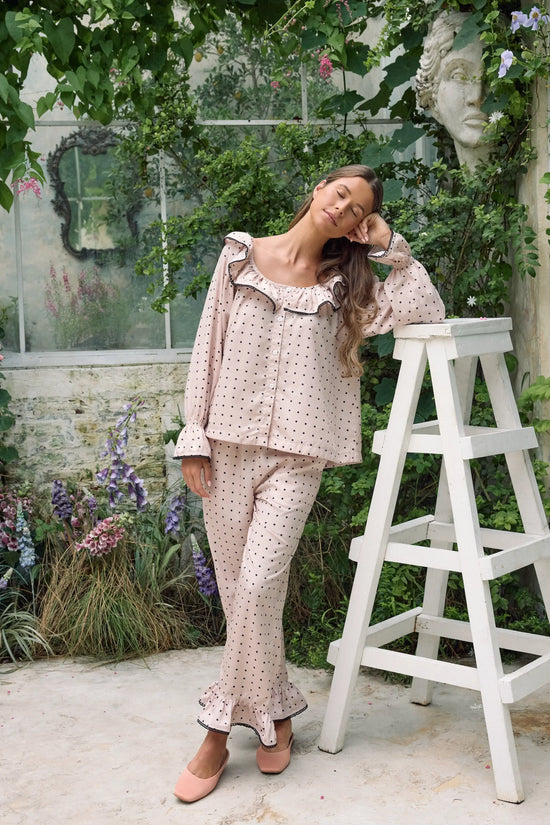 Jemima Sleep Set - Long - TENCEL Lyocell - Dot OMFORT