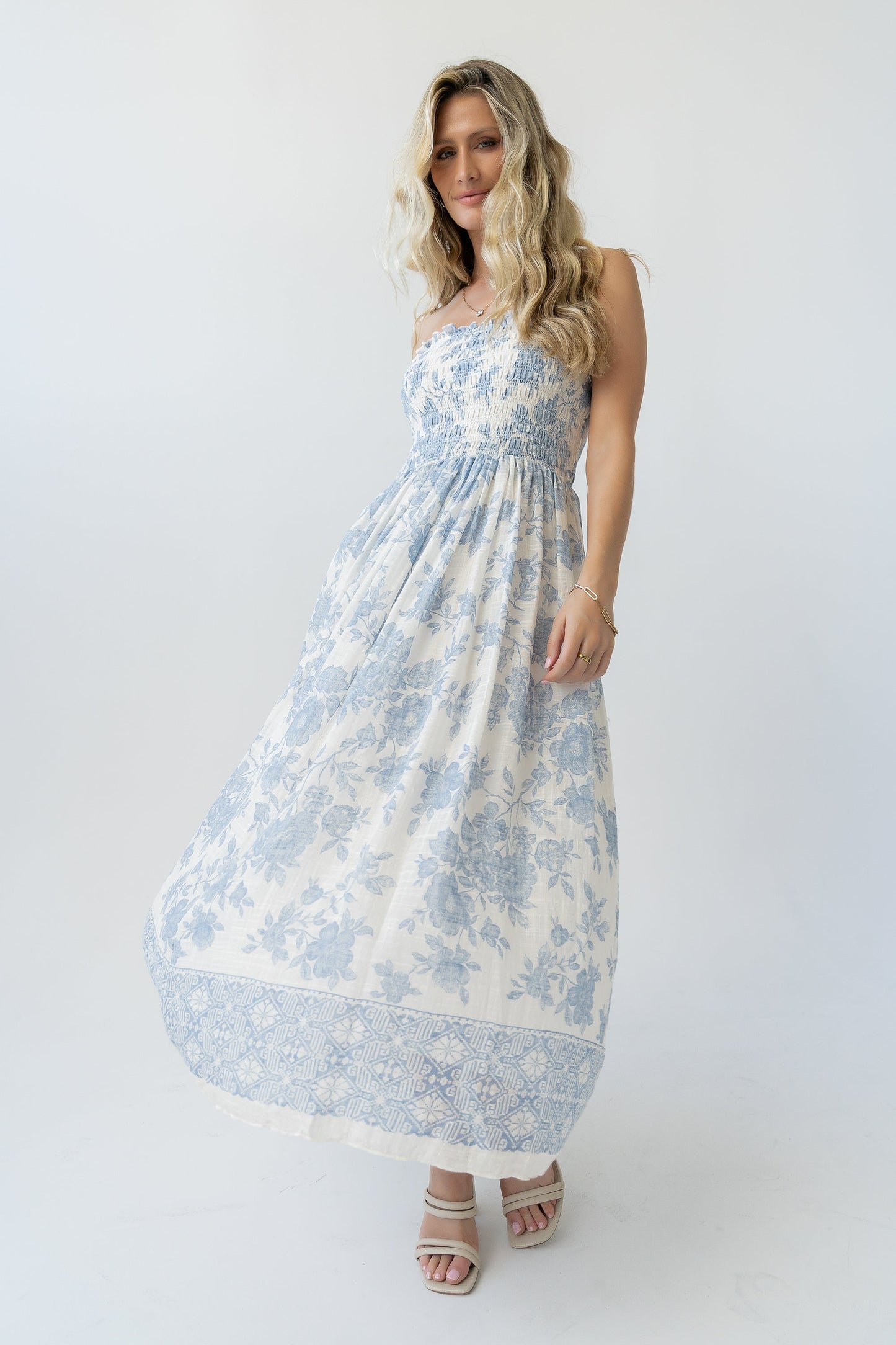 Kamry Strapless Midi Dress OMFORT