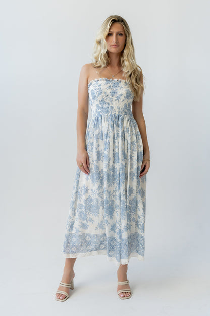 Kamry Strapless Midi Dress OMFORT