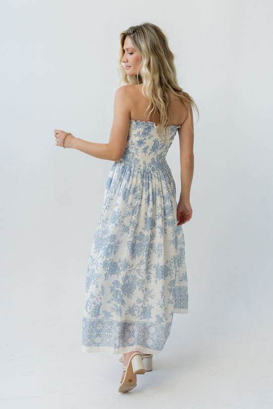 Kamry Strapless Midi Dress OMFORT
