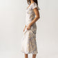 Ashtin Floral Maxi Dress in Blue OMFORT
