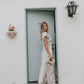 Ashtin Floral Maxi Dress in Blue OMFORT