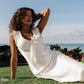 Tracey Maxi Dress in White OMFORT