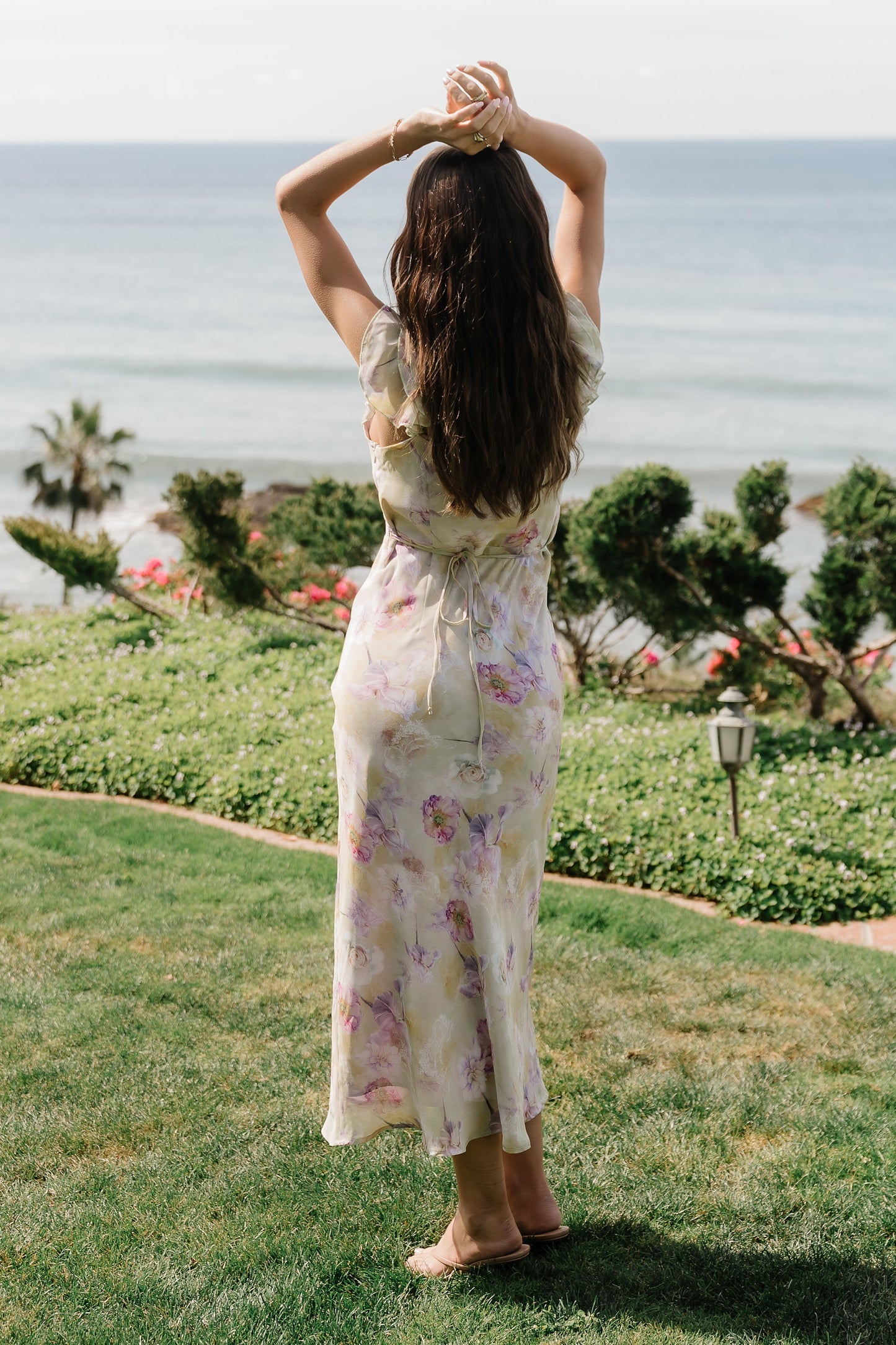 Halsey Floral Maxi Dress OMFORT