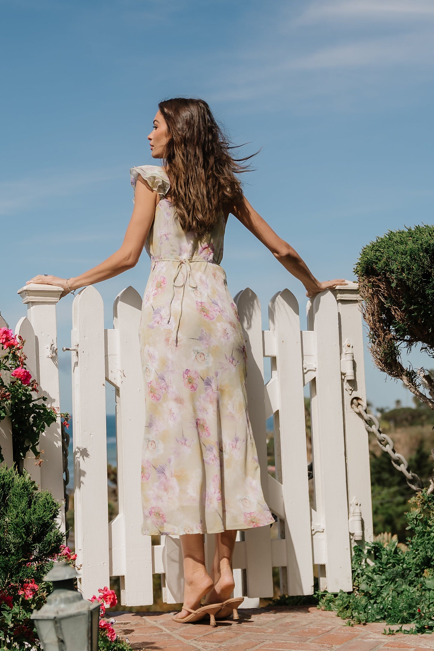 Halsey Floral Maxi Dress OMFORT