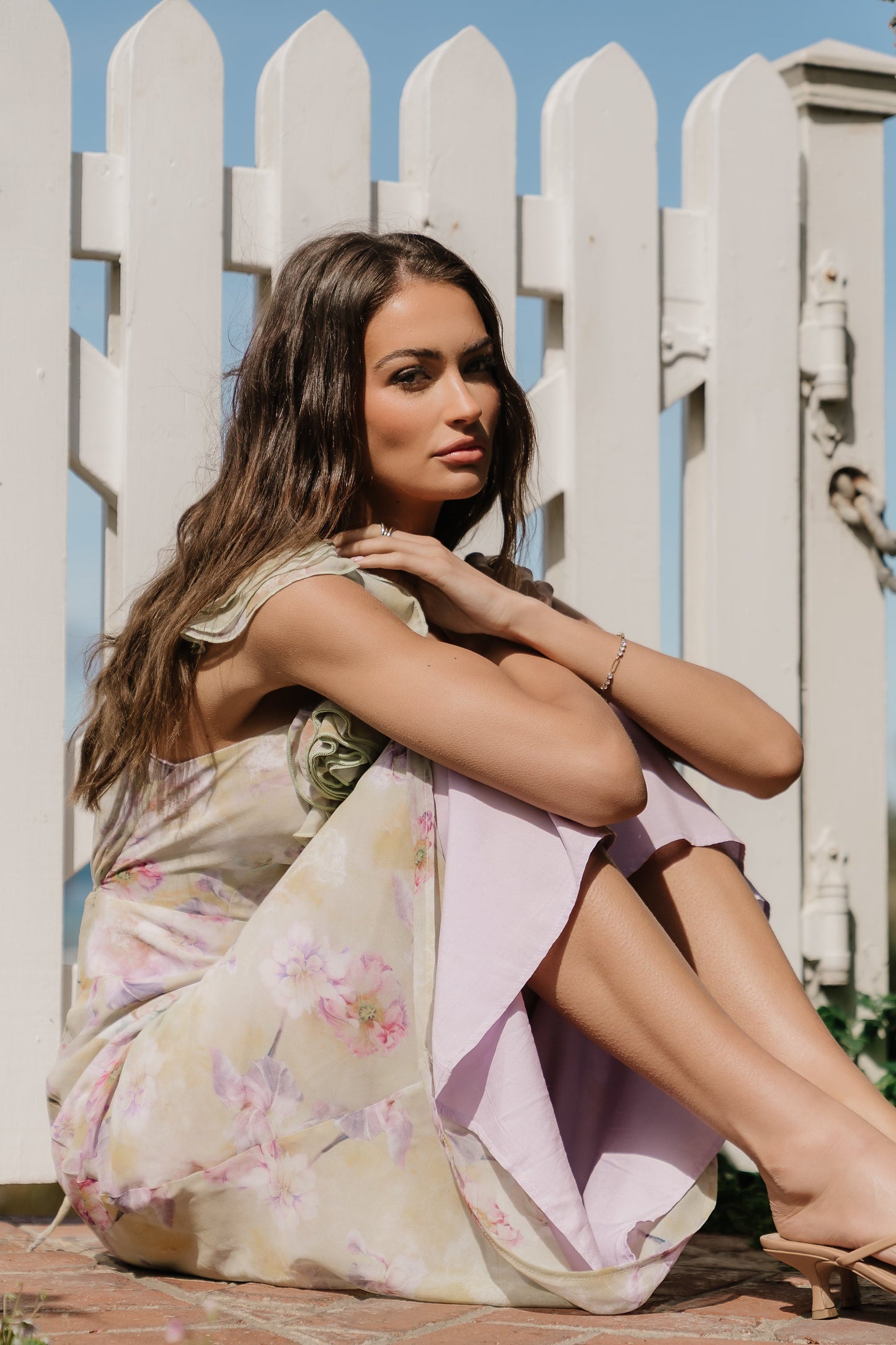 Halsey Floral Maxi Dress OMFORT