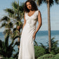 Tracey Maxi Dress in White OMFORT