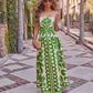 Resort Radiance Floral Tropical Print Maxi Dress OMFORT