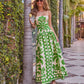Resort Radiance Floral Tropical Print Maxi Dress OMFORT