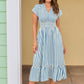 Sunset Cruise Striped Midi Dress OMFORT