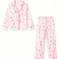 Funny Drink Pattern Lapel Pajama Set OMFORT