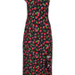Ruffle Maxi Dress - Very Cherry OMFORT